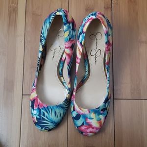 Floral heels